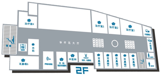 成都仁品耳鼻喉专科医院,二楼